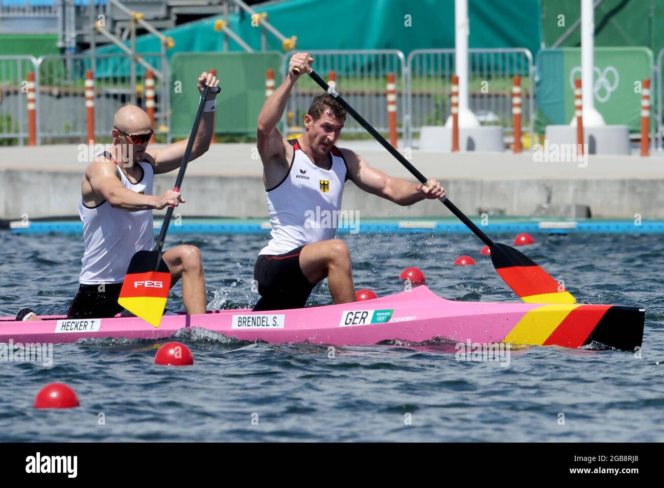 Tokio, Japan. August 2021. Kanu Olympische Spiele, Männer, Kanadier
