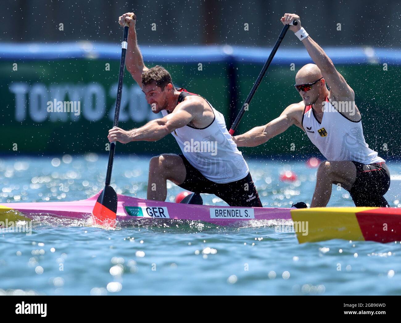 Tokio, Japan. August 2021. Kanu Olympische Spiele, Männer, Kanadier