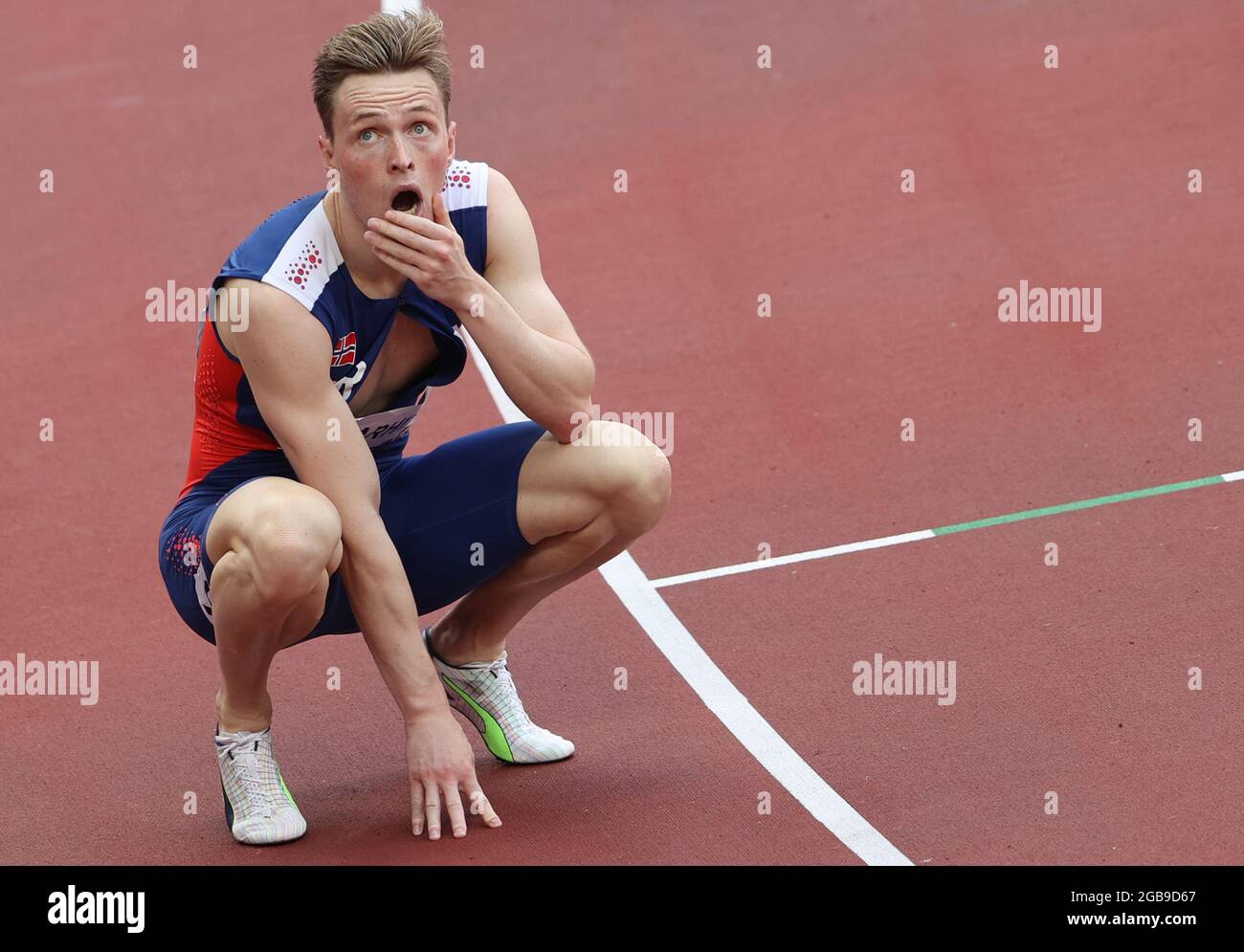 Tokio, Japan. August 2021. Leichtathletik Olympische Spiele, Männer