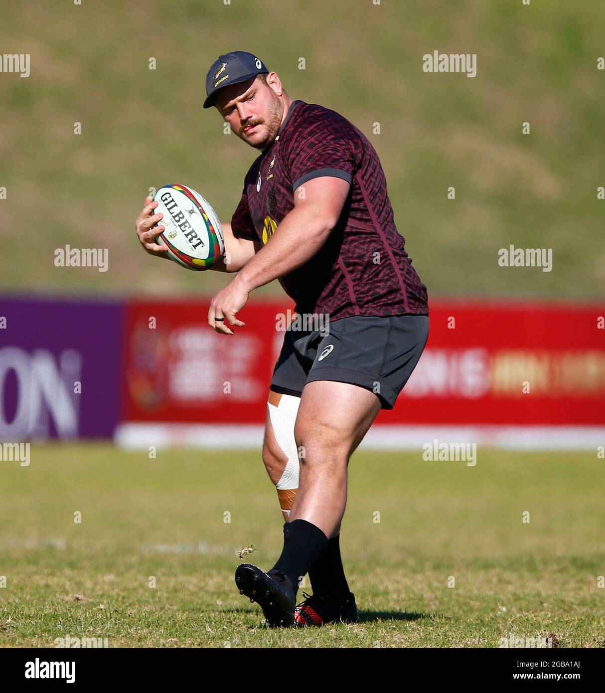 Wilco Louw aus Südafrika während einer Trainingseinheit an der Western Province HPC, Bellville, Western Cape, Südafrika. Bilddatum: Montag, 2. August 2021. Stockfoto