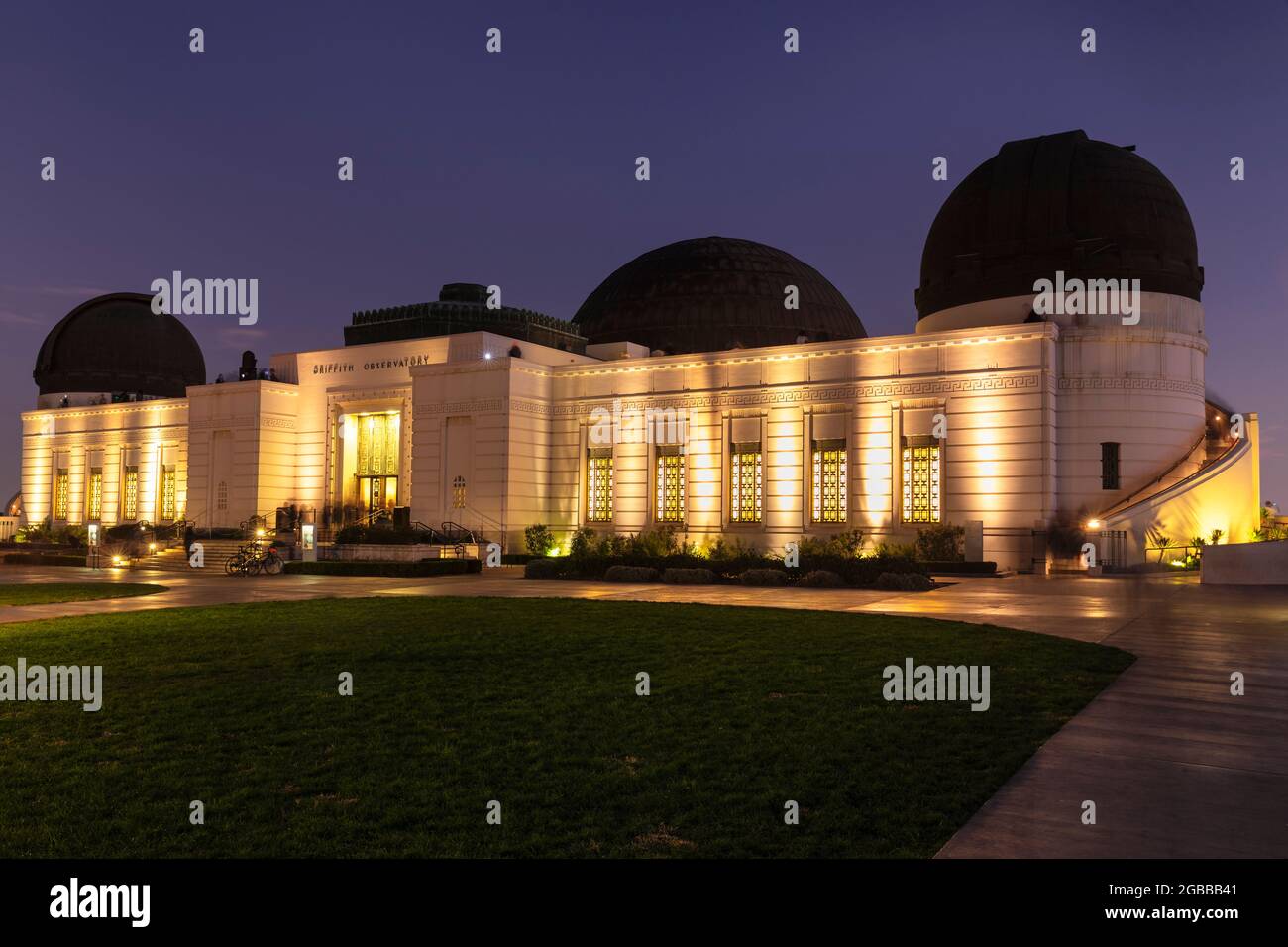 Griffith Observatory am Mount Hollywood, Los Angeles, Kalifornien, Vereinigte Staaten von Amerika, Nordamerika Stockfoto