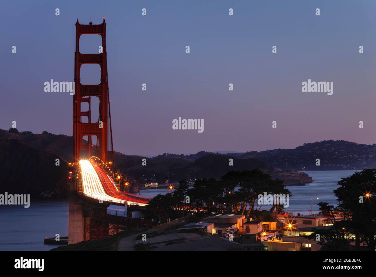 Golden Gate Bridge, San Francisco Bay, Kalifornien, Vereinigte Staaten von Amerika, Nordamerika Stockfoto