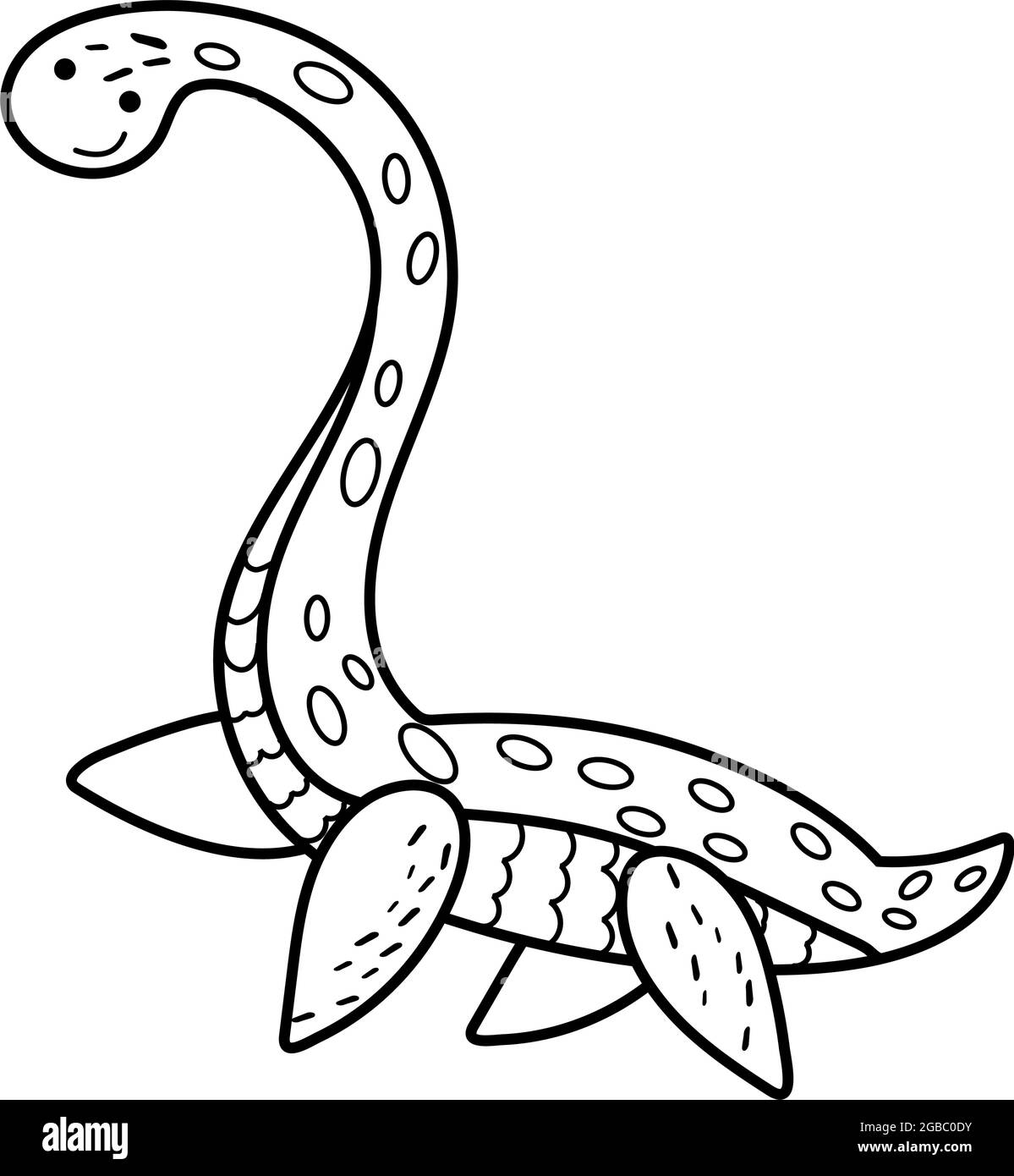 Malvorlage Elasmosaurus