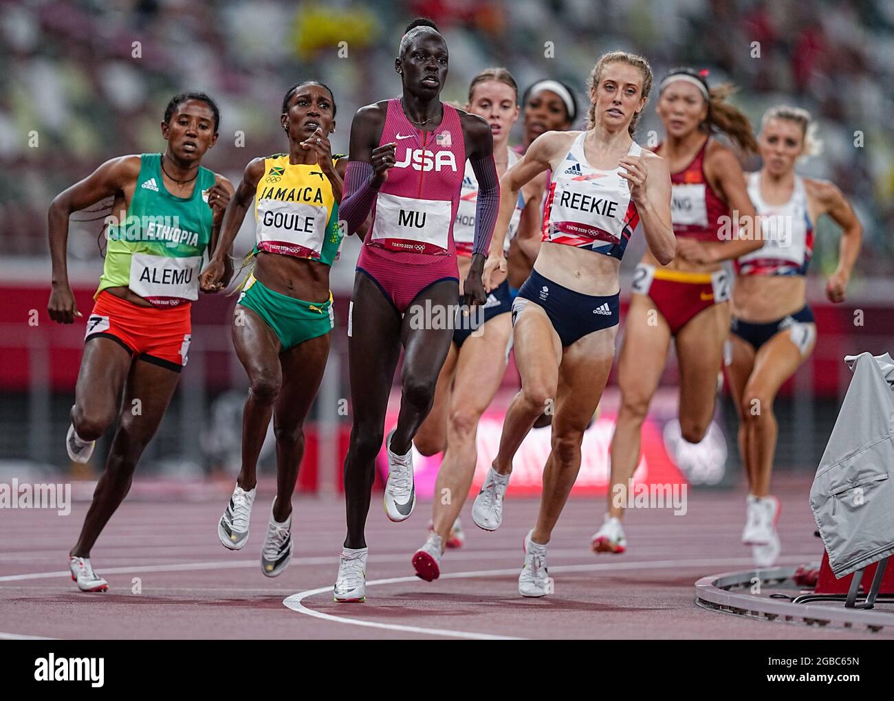 Tokio, Japan. August 2021. Leichtathletik Olympische Spiele, 800 m