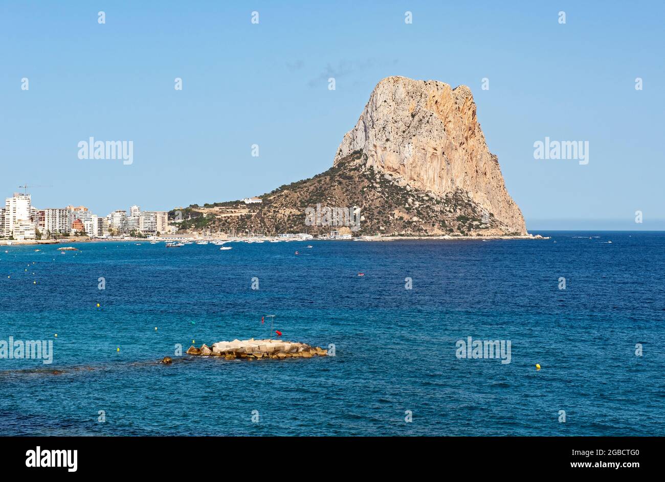Penyal d'IFAC, Calp (Calpe), Spanien Stockfoto