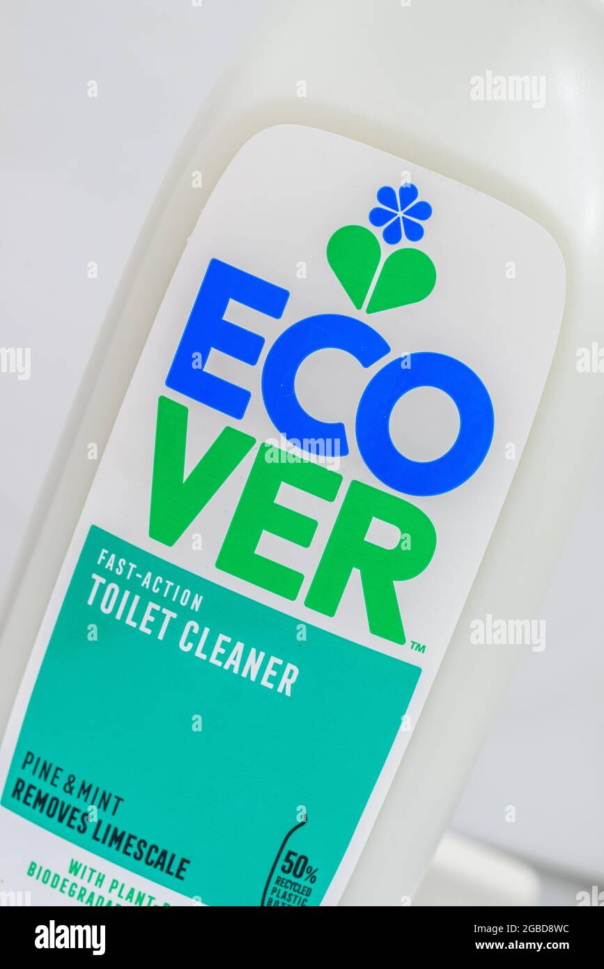 Ecovers umweltfreundlicher Öko-Toilettenreiniger Stockfoto