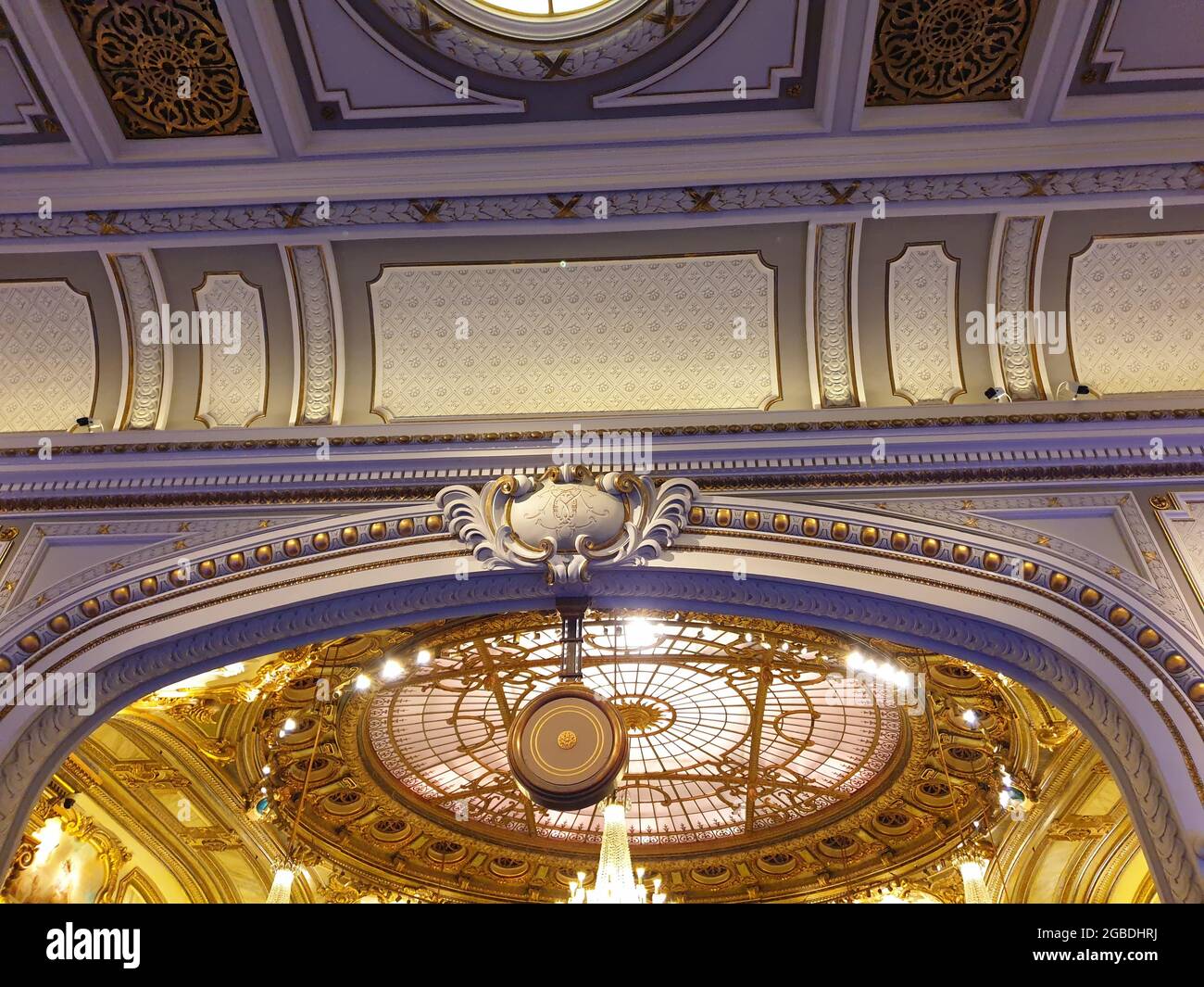 Im Casino Monte-Carlo in Monaco Stockfoto