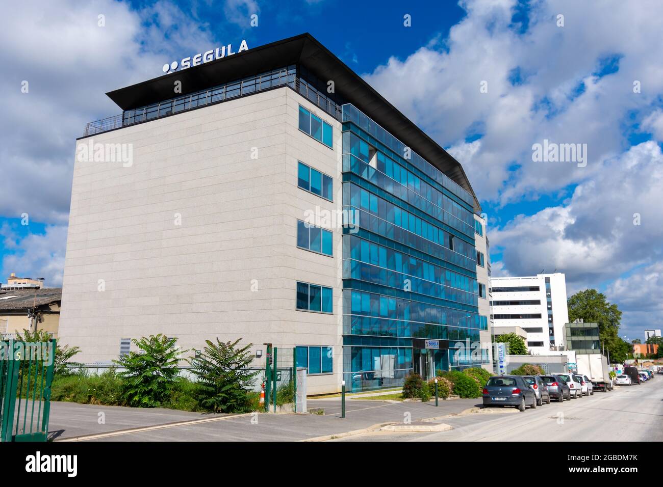 Außenansicht des Hauptsitzes von Segula Technologies, einem französischen Ingenieurkonzern, der in mehr als 30 Ländern präsent ist Stockfoto
