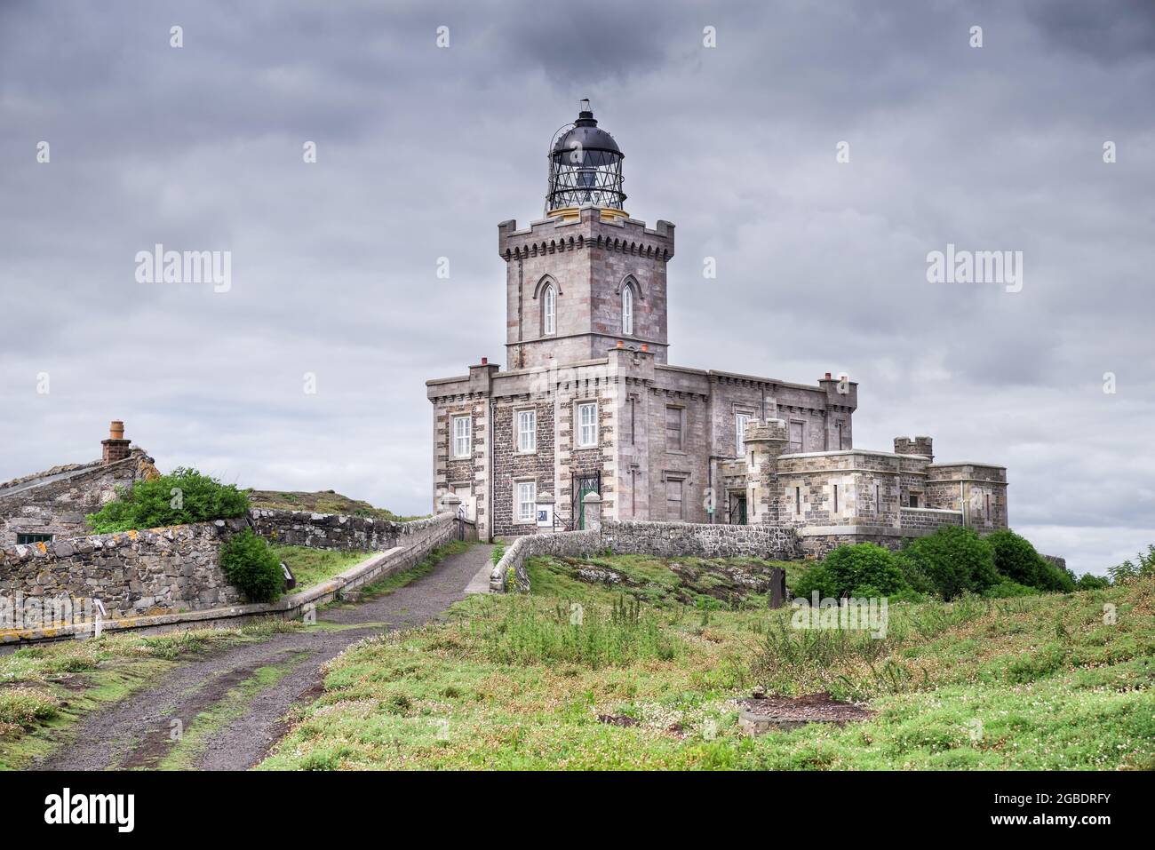 Stevenson Lighthouse auf der Isle of May - Fife, Schottland Stockfoto