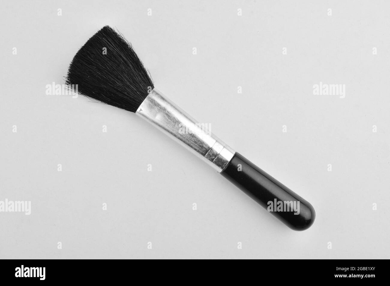 Make-up Pinsel auf weißem Hintergrund Stockfoto