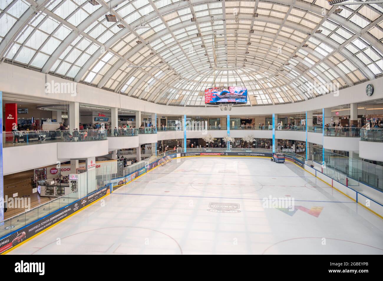 Edmonton, Alberta 1. August 2021 Eis im West edmonton Mall Ice
