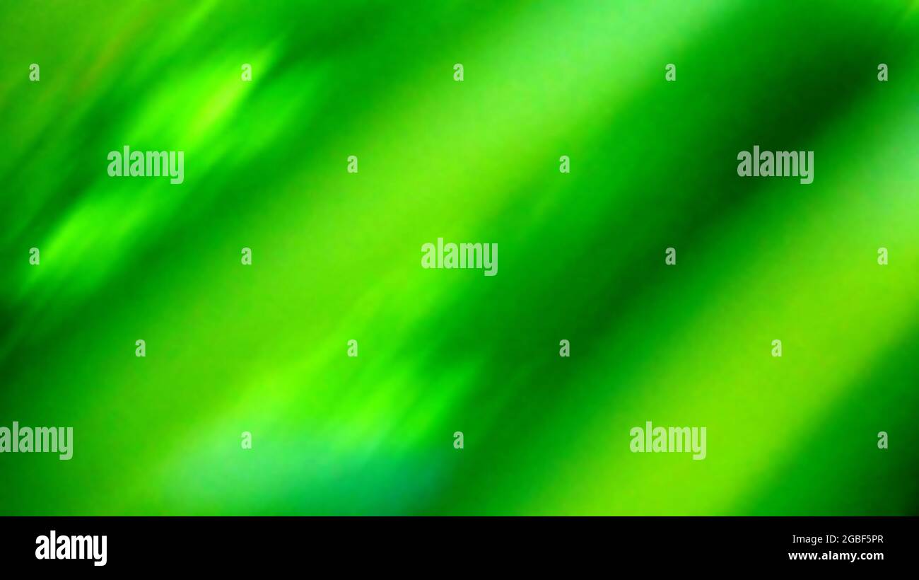 Ein grün verschwommener Hintergrund Zusammenfassung Stockfoto
