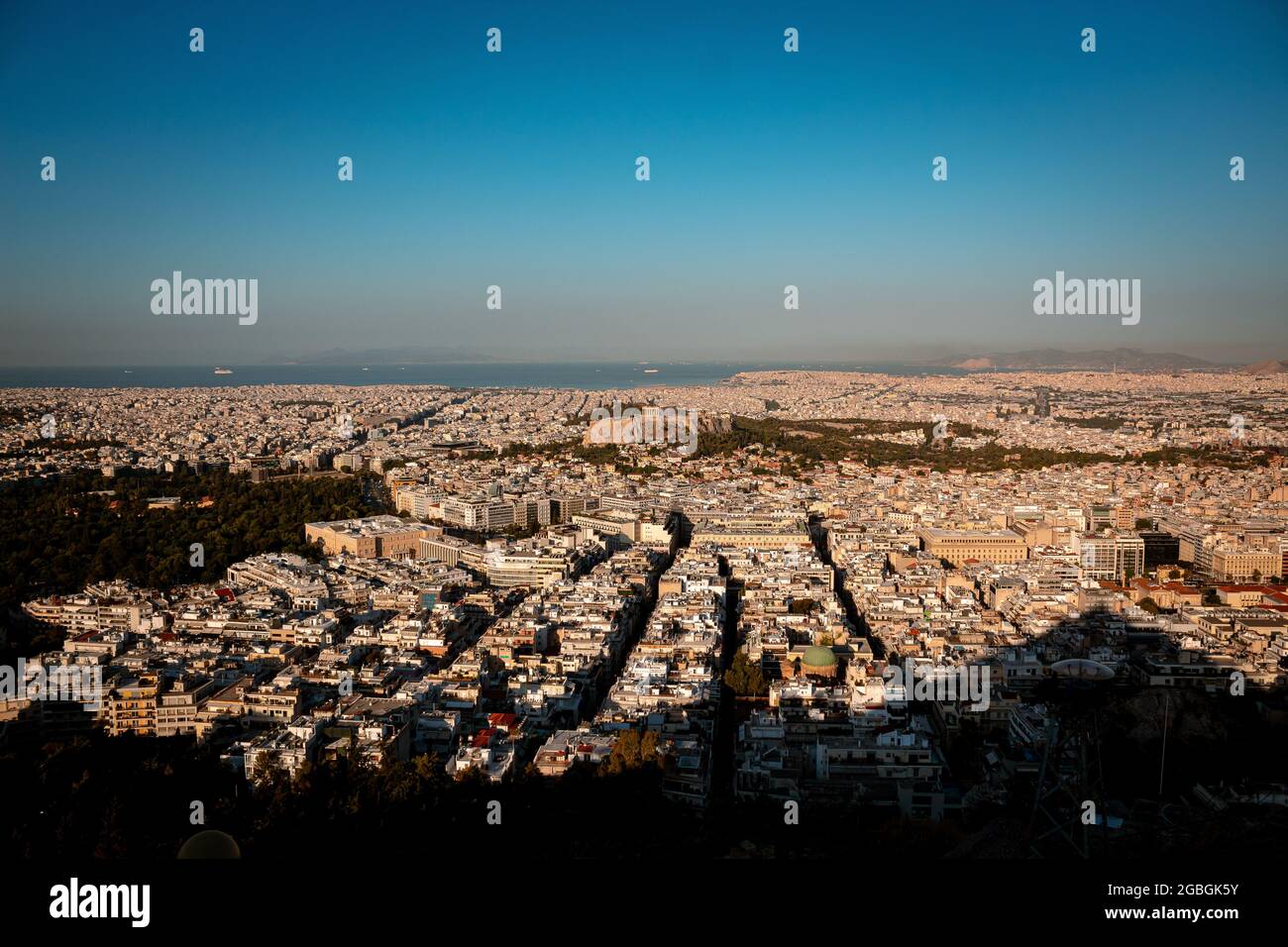 Athens Panorama Stockfoto