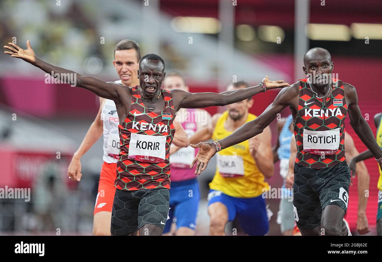 Tokio, Japan. August 2021. Leichtathletik Olympische Spiele, 800 m