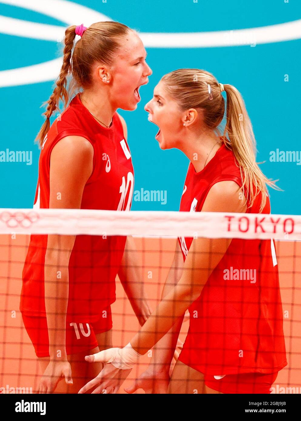 Olympische Spiele 2020 in Tokio Volleyball Viertelfinale der Frauen