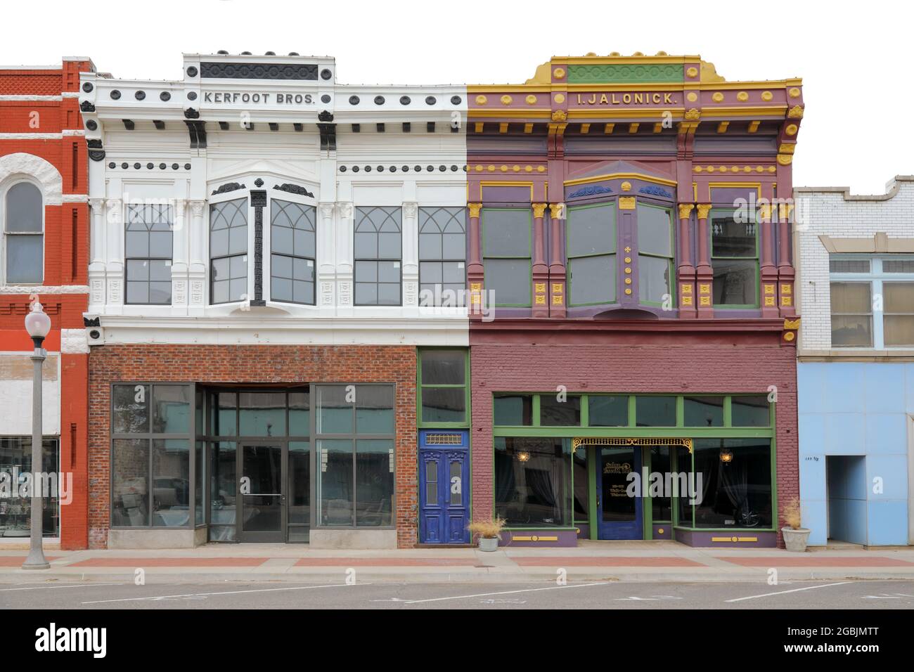 Geographie / Reisen, USA, Oklahoma, El Reno, Historic District, El Reno, Oklahoma, ZUSÄTZLICHE-RIGHTS-CLEARANCE-INFO-NOT-AVAILABLE Stockfoto