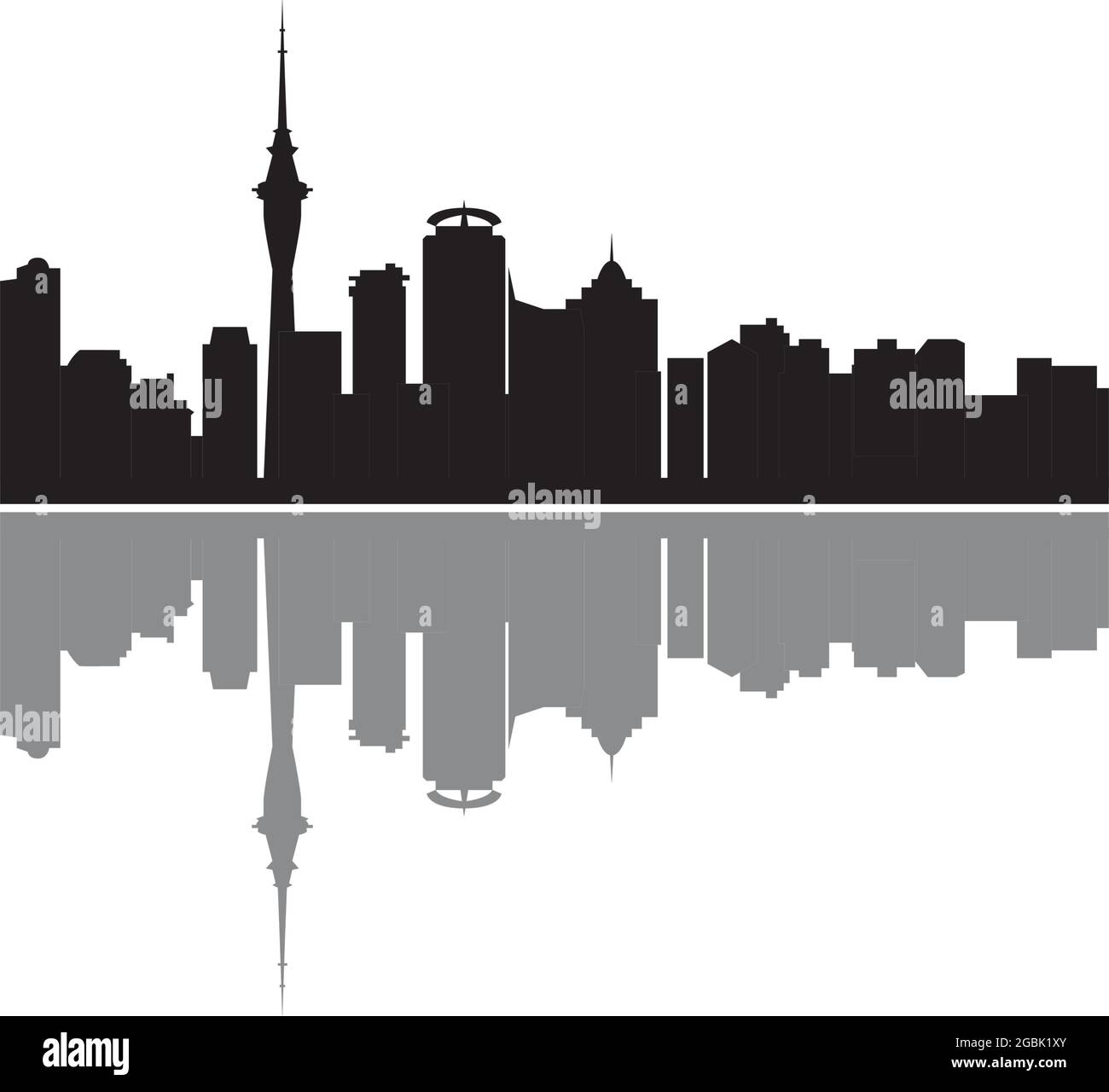 Aukland Skyline neue sealand Stock Vektor