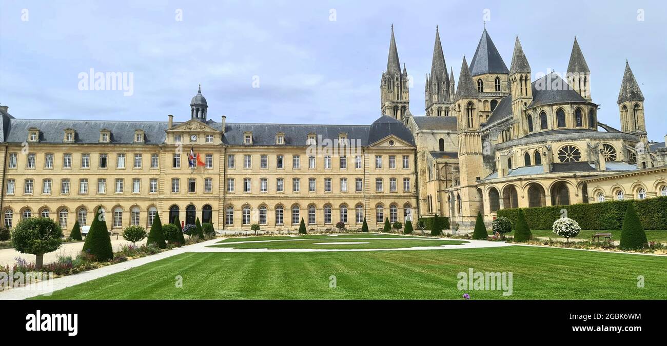 Abbaye von St. Etienne in Caen, Frankreich Stockfoto
