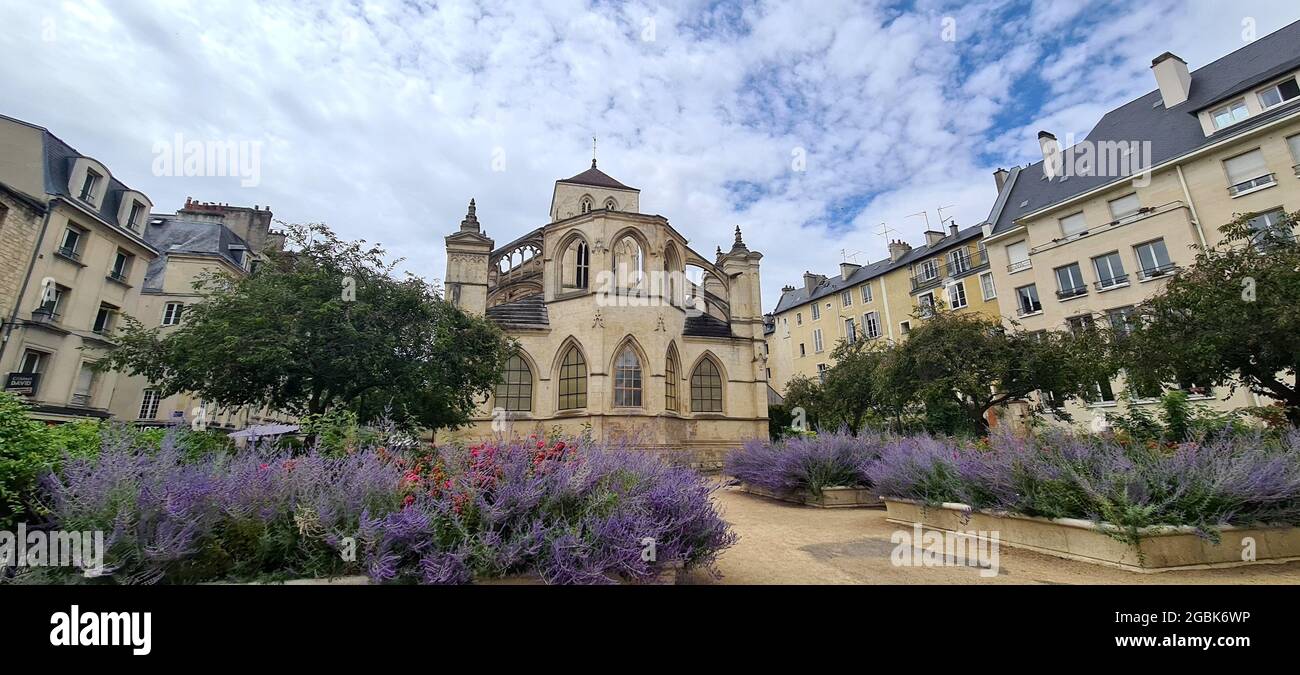 Altstadt von Caen, Normady, Frankreich Stockfoto