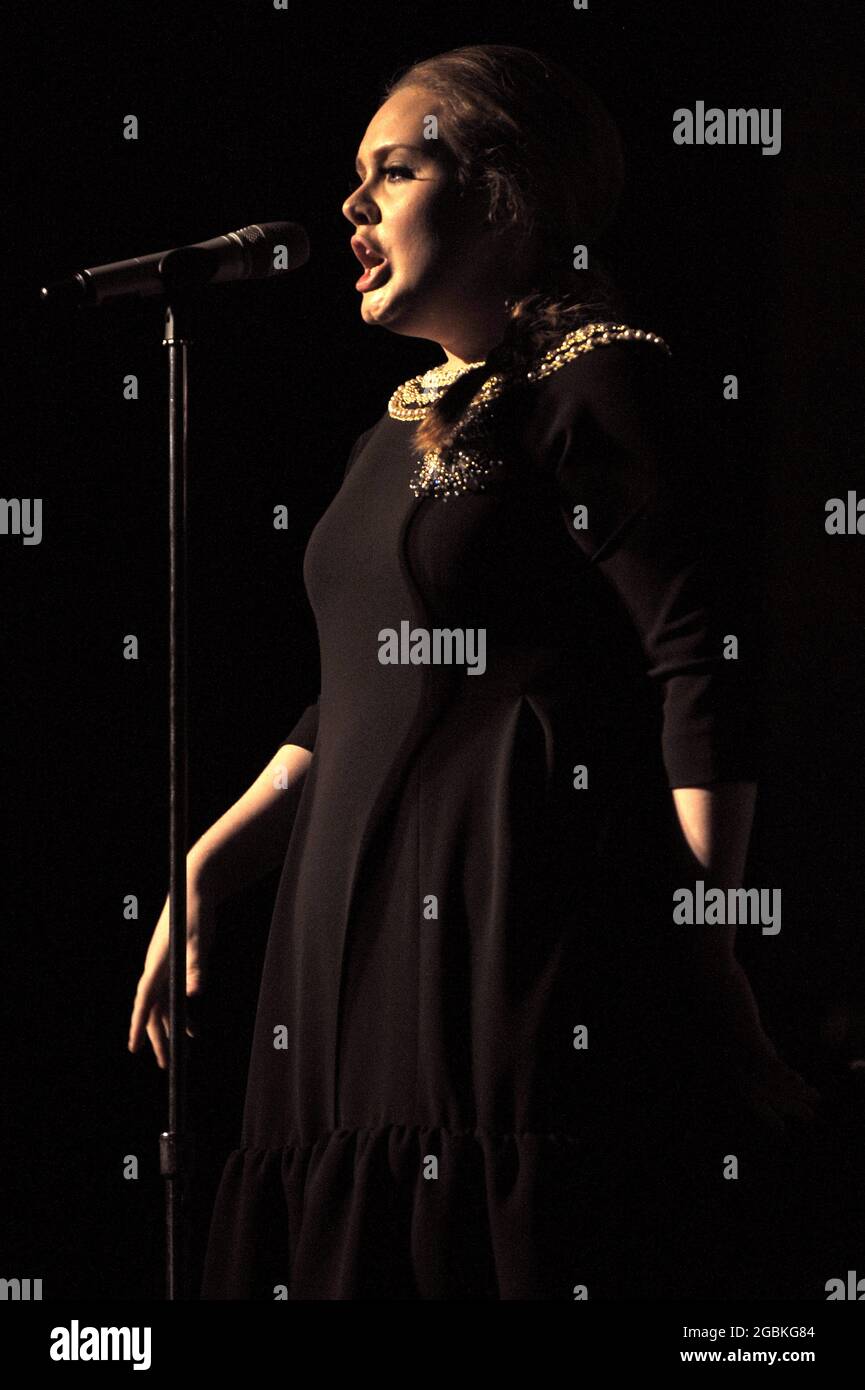 Mailand Italien 2011-03-16 : Live-Konzert von Adele im Alcatraz Stockfoto