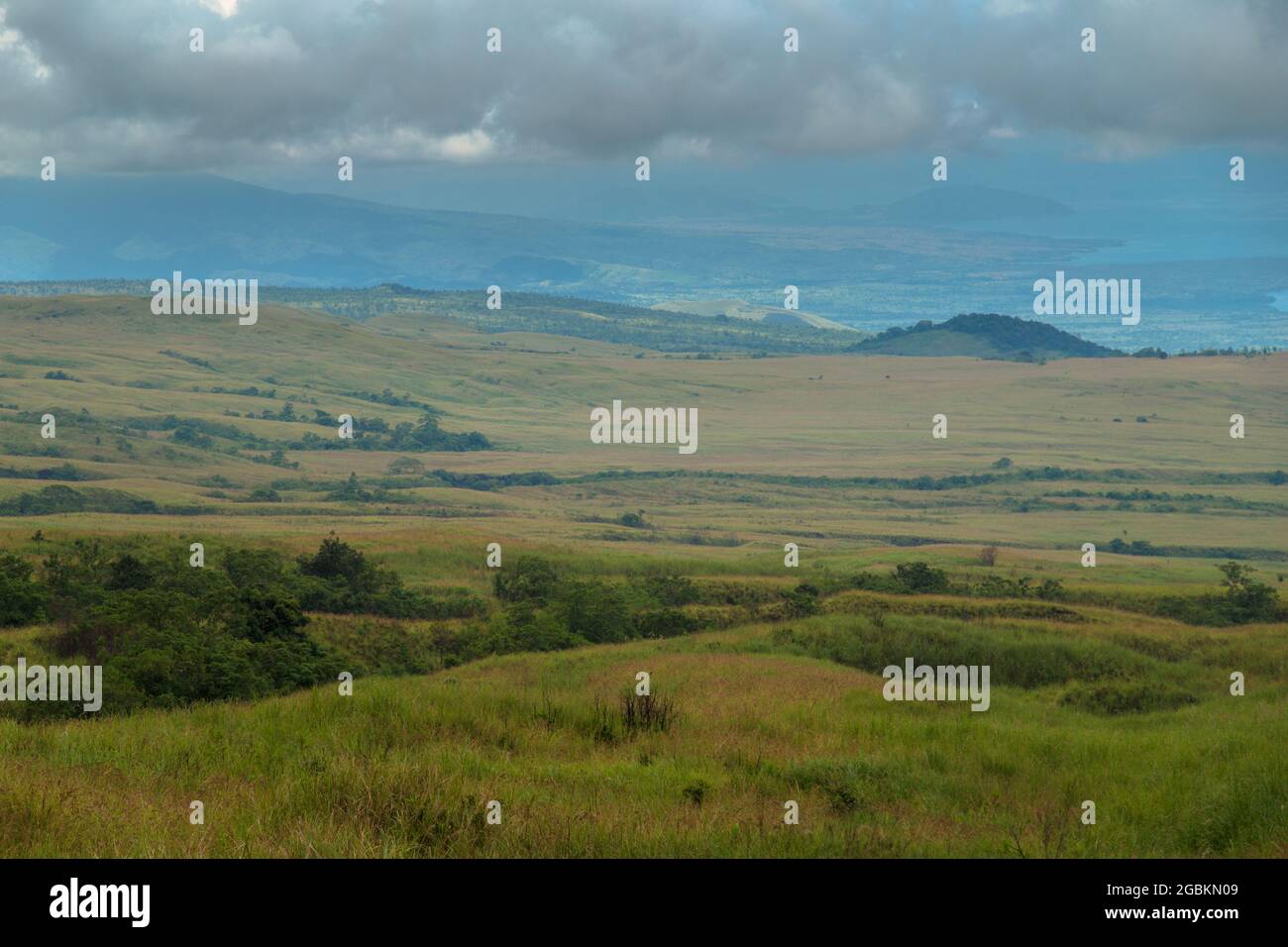 Klettervulkan auf Sumbawa Island Tambora Indonesia Stockfoto