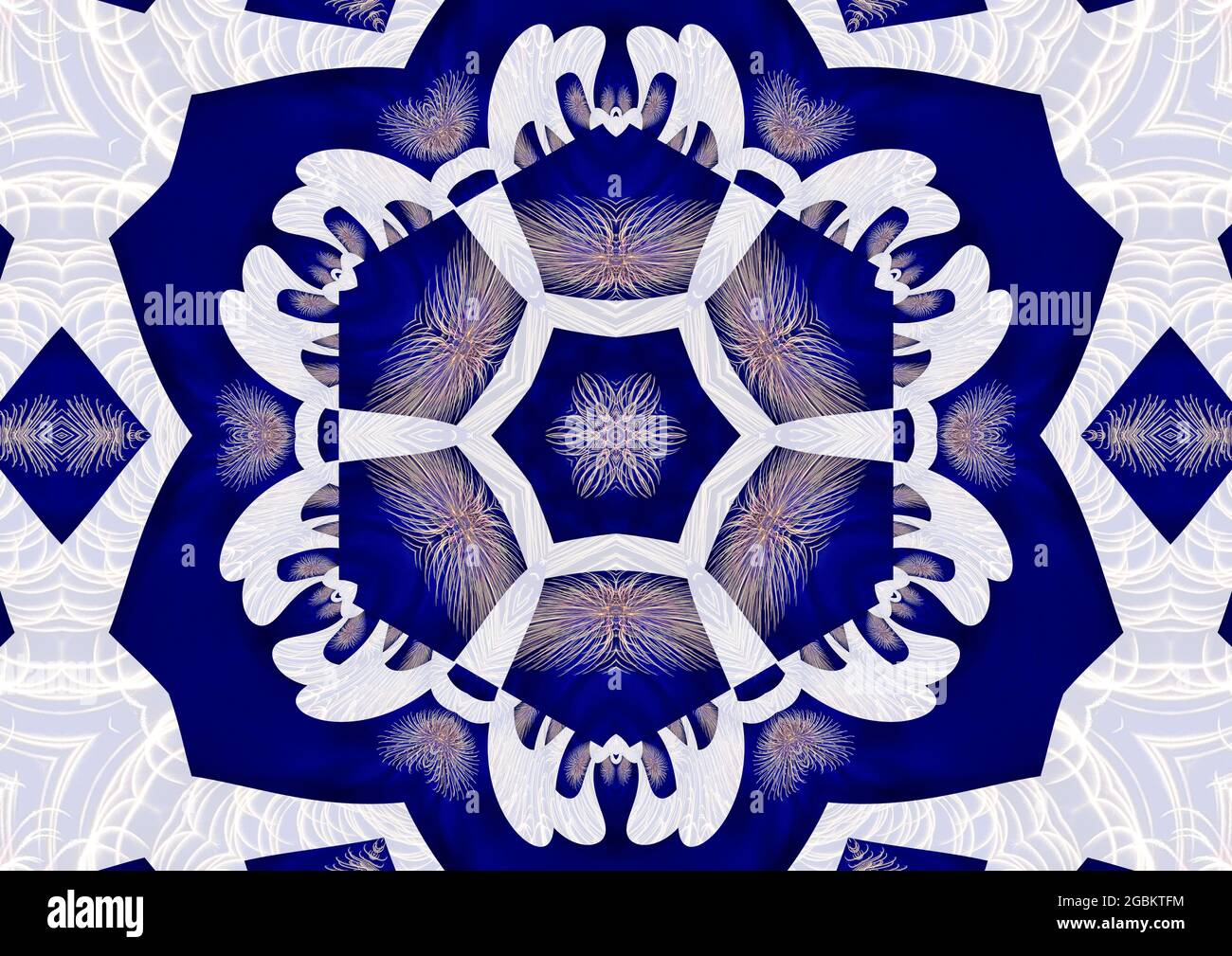 Zeitgenössische Mandala-Kunst Stockfoto