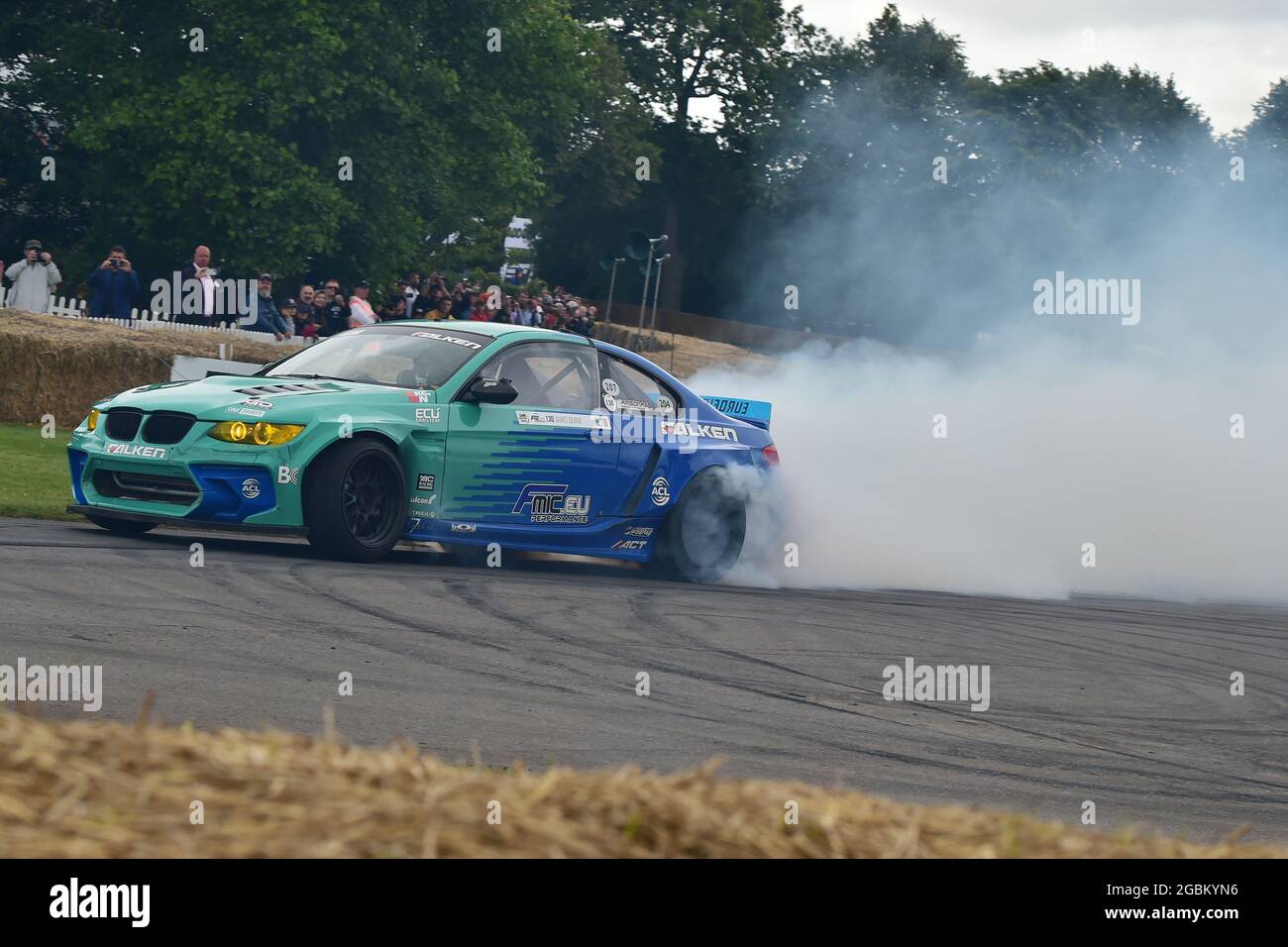 James Deane, BMW E92 M3, Driftkhana, The Maestros - Motorsport's Great All-Rounders, Goodwood Festival of Speed, Goodwood House, Chichester, West SÜSS Stockfoto