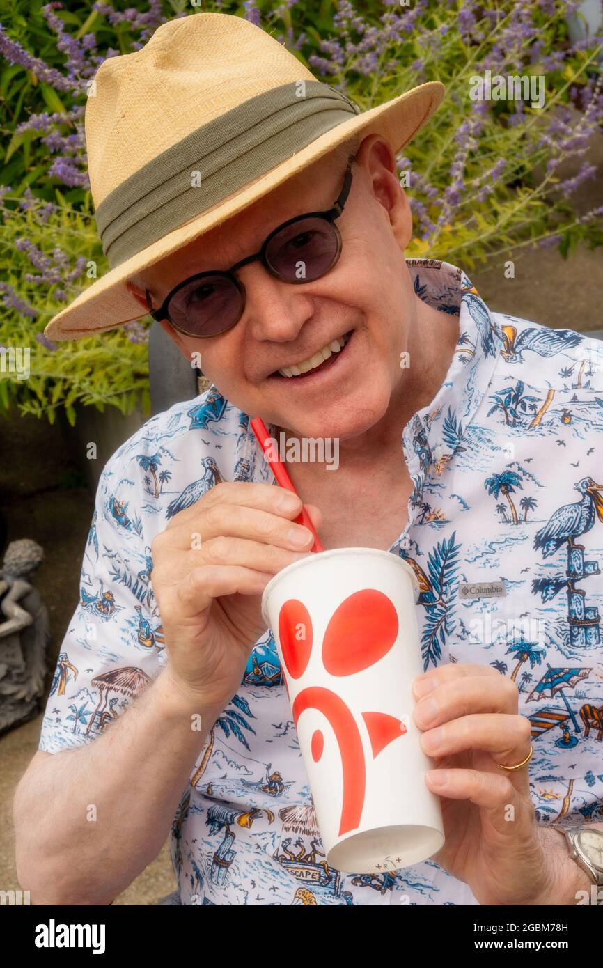 Chick-fil-A ist ein beliebtes amerikanisches Fast-Food-Chicken-Restaurant in den Vereinigten Staaten Stockfoto