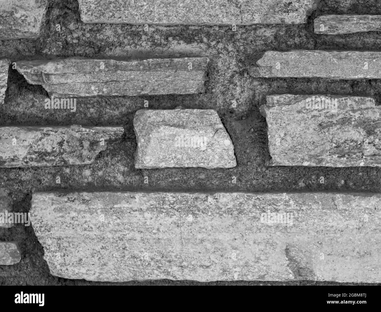 Alt, grunge, antque, stonewall, strukturiert, Hintergrund Stockfoto