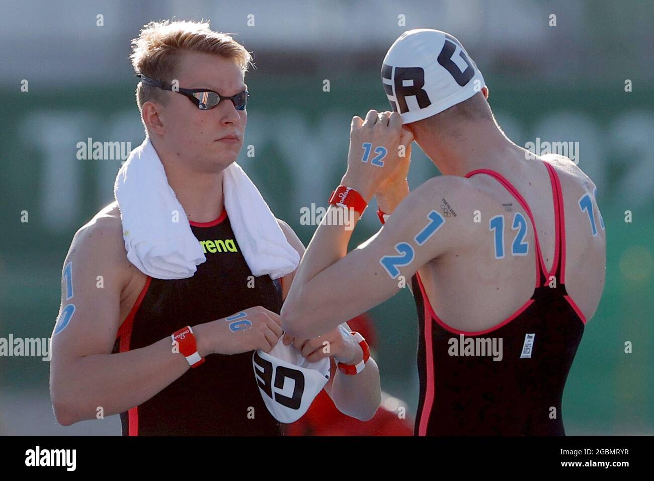 Tokio, Japan. August 2021. Schwimmen Olympische Spiele, Freiwasser