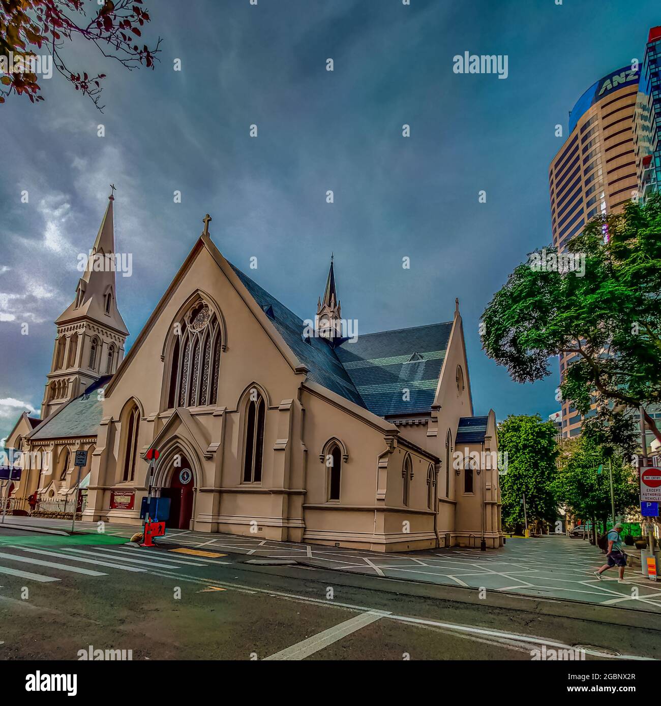 AUCKLAND, NEUSEELAND - 13. Okt 2020: Eine wunderschöne Aufnahme der Kathedrale von St. Patrick und St. Joseph in Auckland, Neuseeland Stockfoto