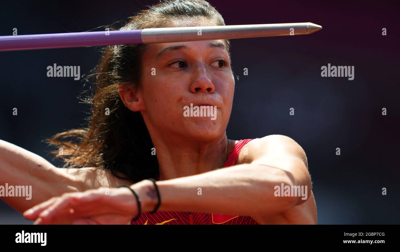 Olympische Spiele 2020 in Tokio Leichtathletik Speerwurf der Frauen
