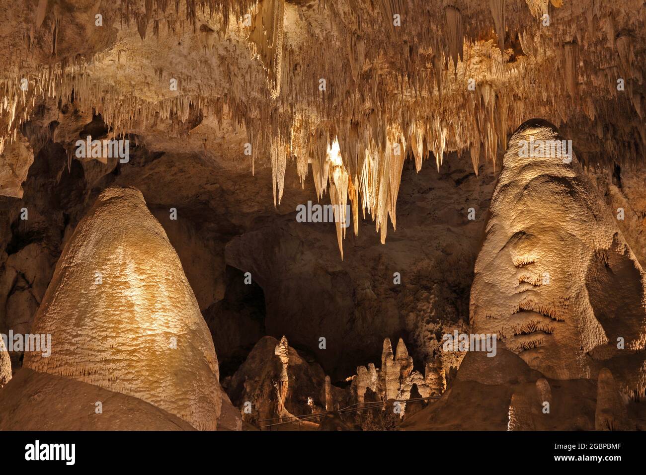 Geographie / Reisen, USA, New Mexico, White City, Carlsbad Caverns, White City, New Mexico, ZUSÄTZLICHE-RIGHTS-CLEARANCE-INFO-NOT-AVAILABLE Stockfoto