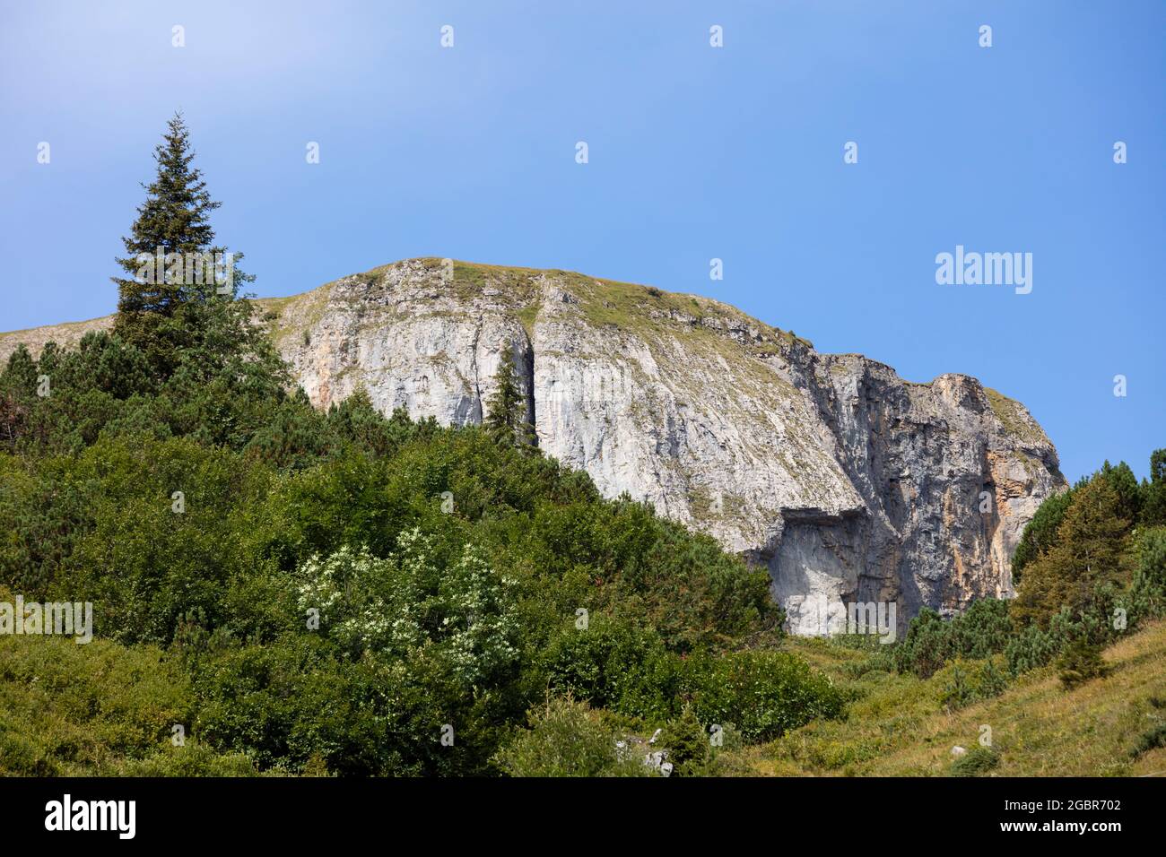 Geographie / Reisen, Österreich, Vorarlberg, Kleinwalsertal, Allgäuer Alpen, Hoher Ifen (Peak) 2232m, ZUSÄTZLICHE-RIGHTS-CLEARANCE-INFO-NOT-AVAILABLE Stockfoto
