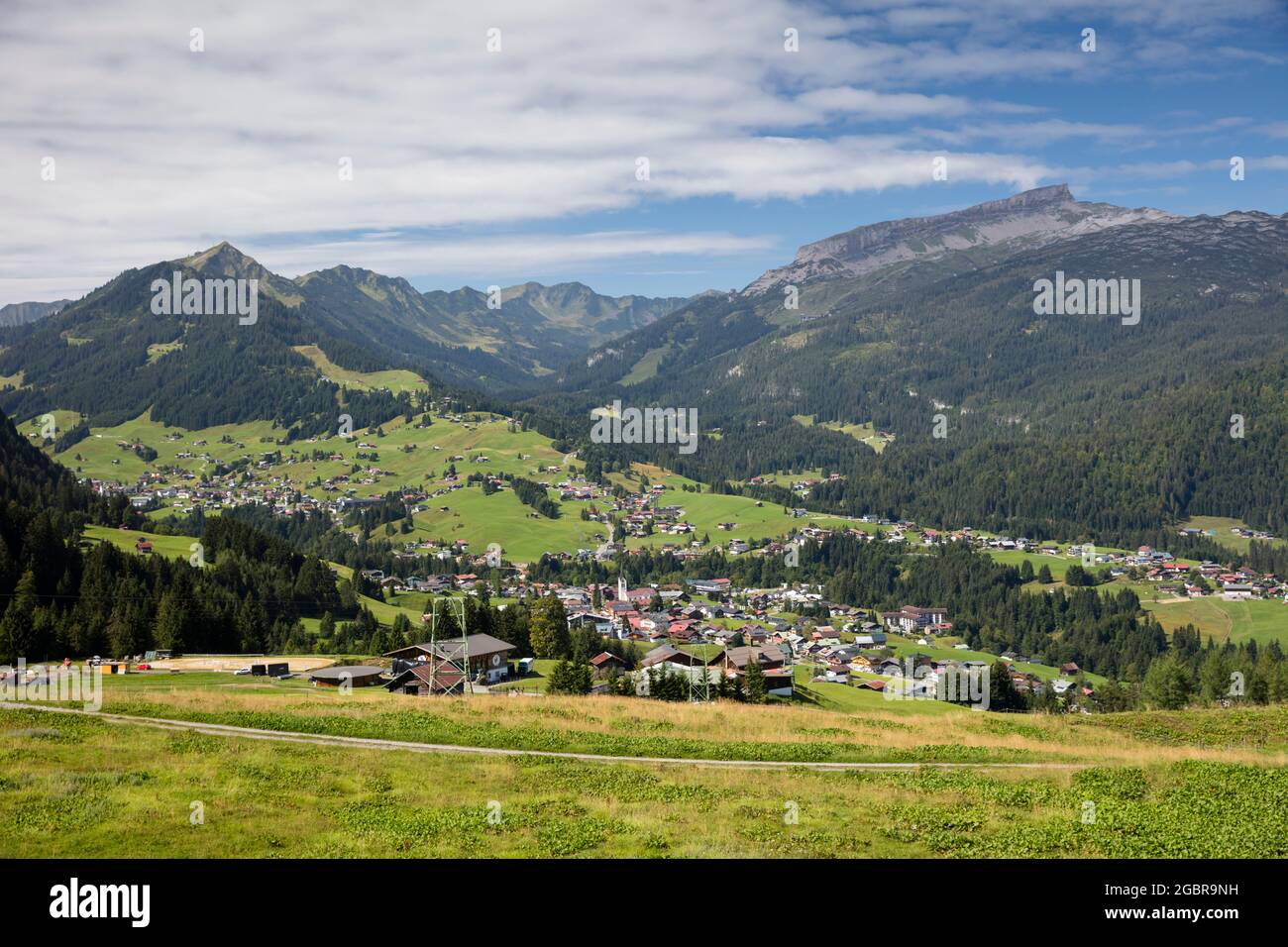 Geographie / Reisen, Österreich, Vorarlberg, Allgäuer Alpen, Kleinwalsertal, Riezlern, hohes Ifen (Peak), ZUSÄTZLICHE-RIGHTS-CLEARANCE-INFO-NOT-AVAILABLE Stockfoto