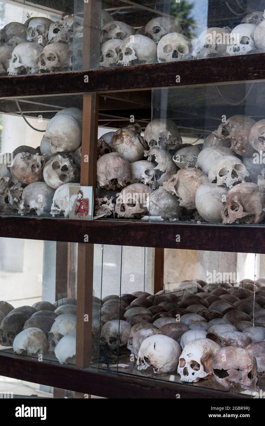 Killing Fields, Kambodscha, Pol Pot, Khmer Rouge Stockfoto