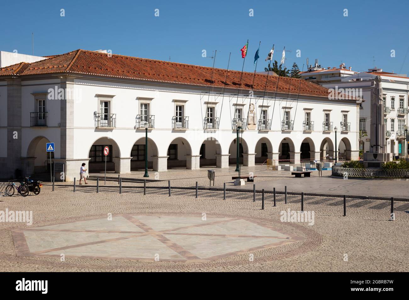 Geographie / Reisen, Portugal, Algarve, Tavira, Rathaus, ADDITIONAL-RIGHTS-CLEARANCE-INFO-NOT-AVAILABLE Stockfoto