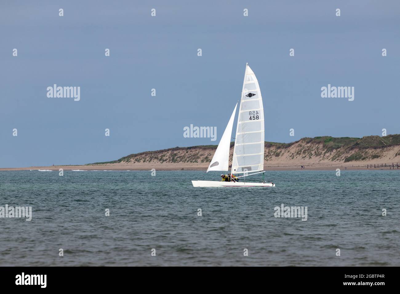 Regatta-Yacht-Rennen in North Devon Stockfoto