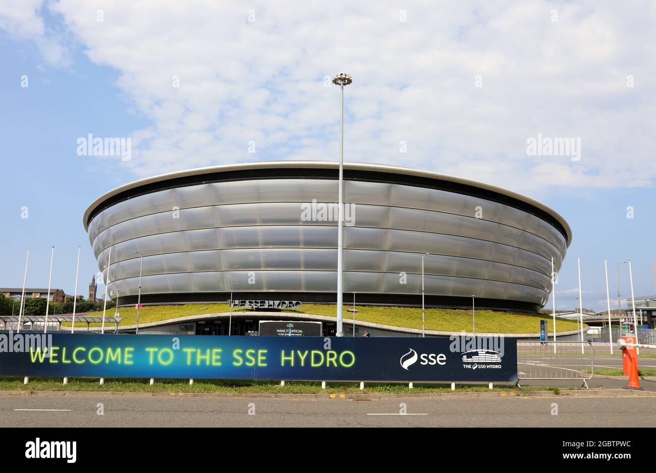 Glasgow SSE Hydro Indoor Arena Stockfoto