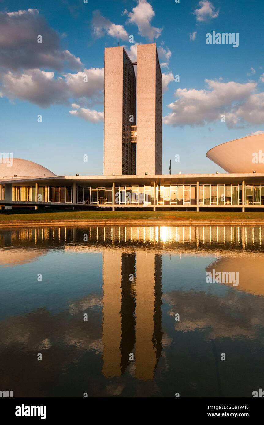 Regierungsgebäude, Brasilia, Brasilien Stockfoto