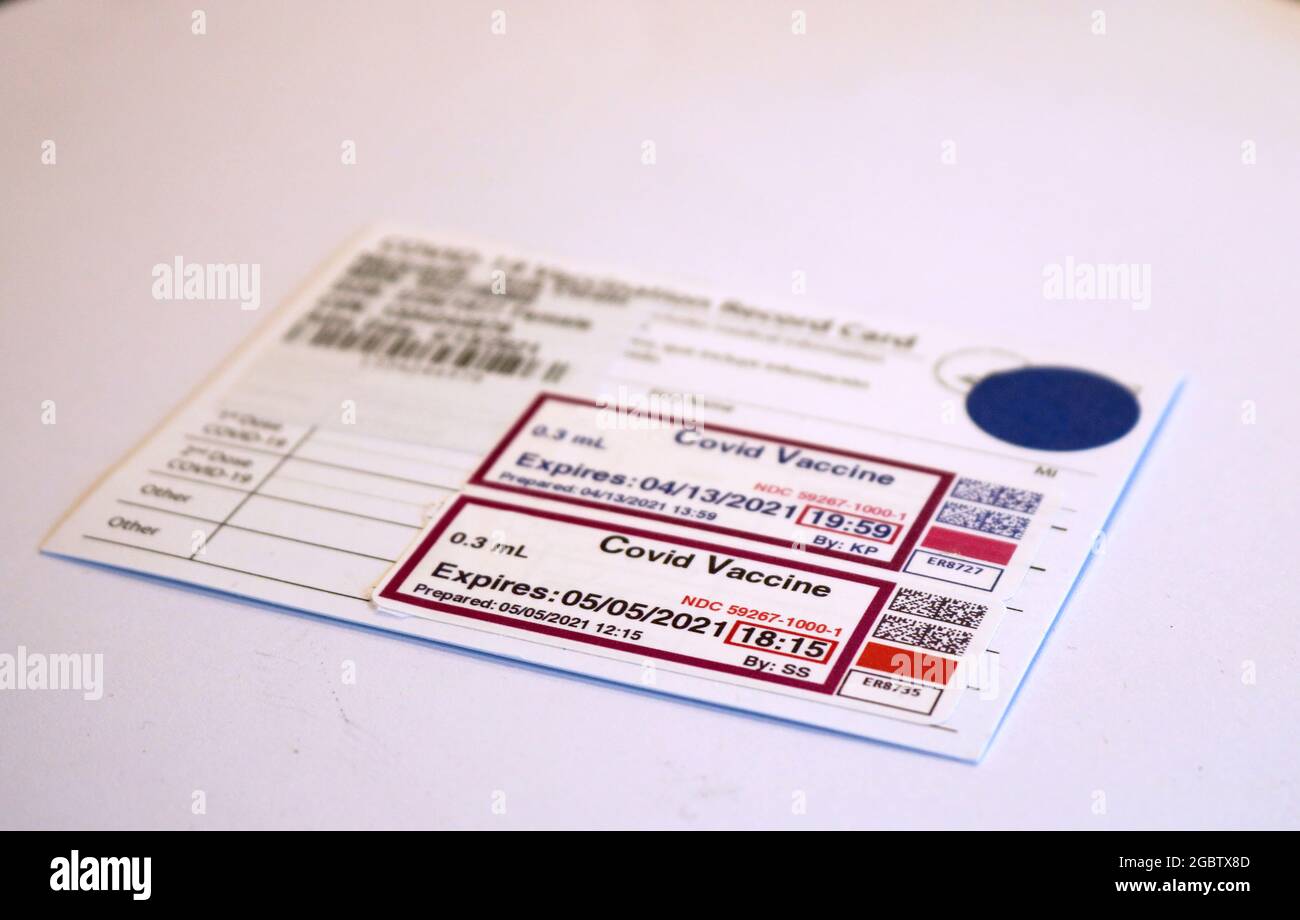 COVID-19-Impfstoffkarte. Kredit: NIAID Stockfoto