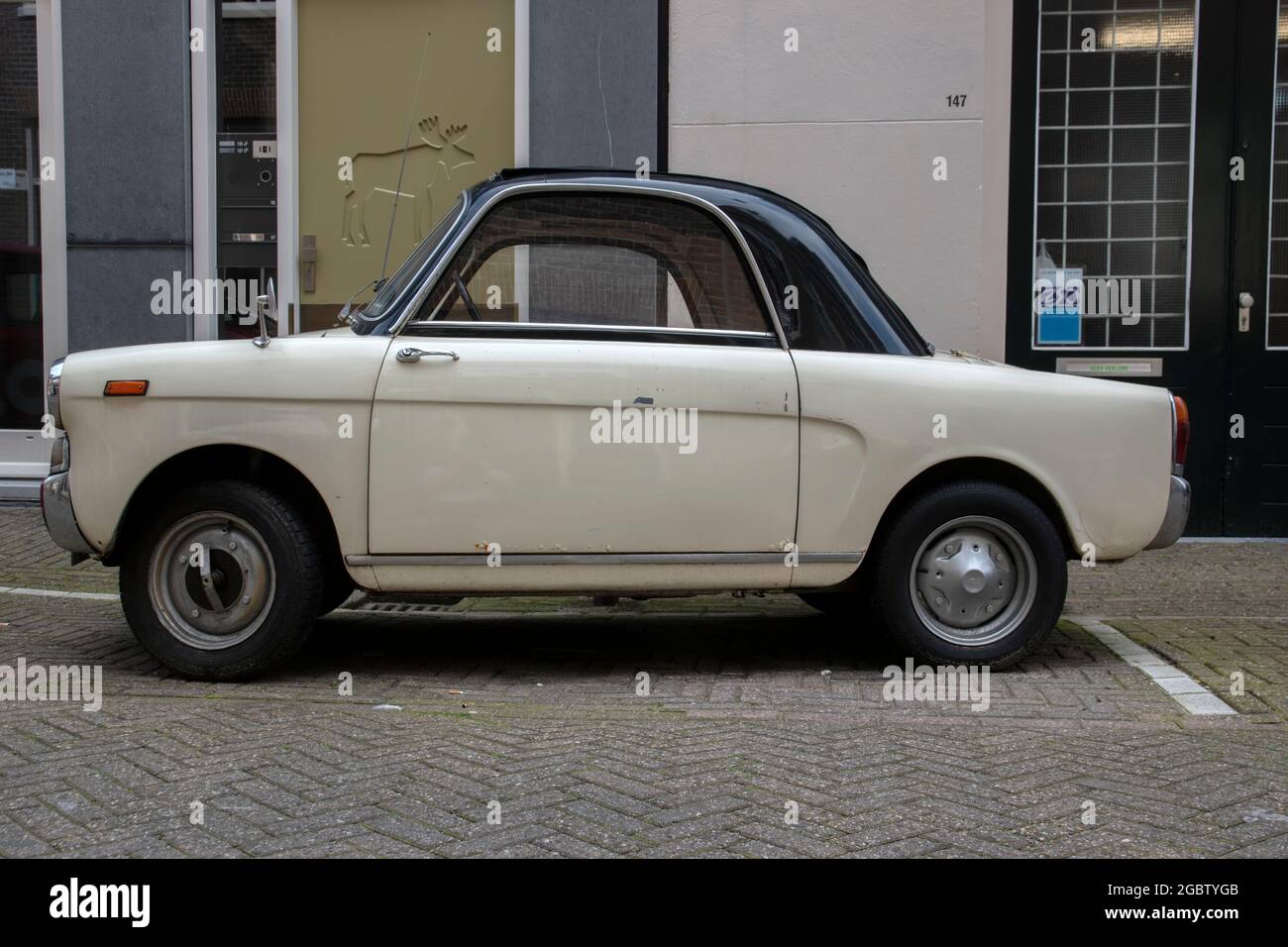 Autobianchi Bianchina Car In Amsterdam, Niederlande 5-8-2021 Stockfoto