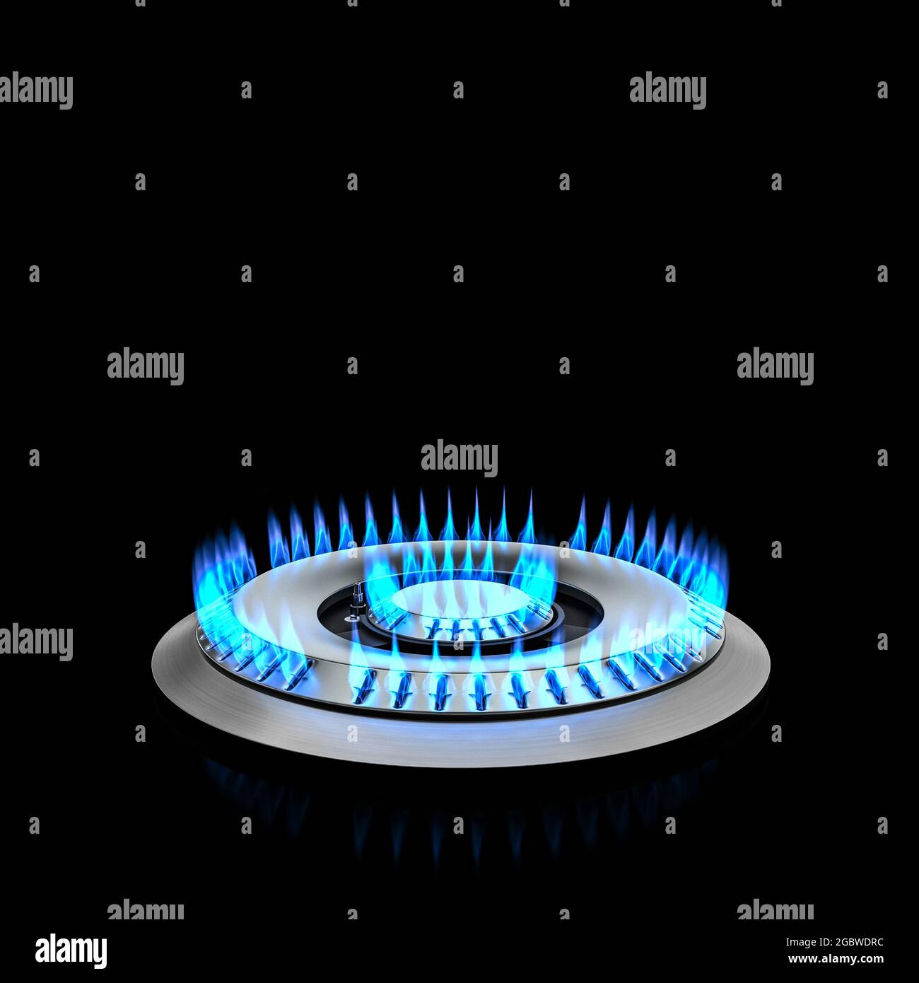 Gasbrenner Krone & Flammenkappe Set - Ersatz Für Gasherde