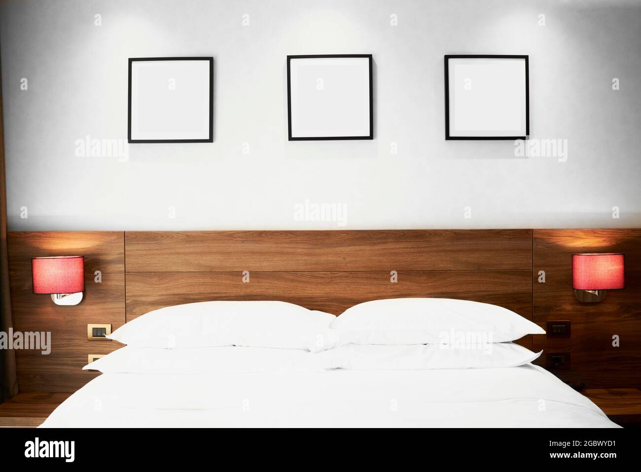 Moderne Hotelzimmer Stockfoto