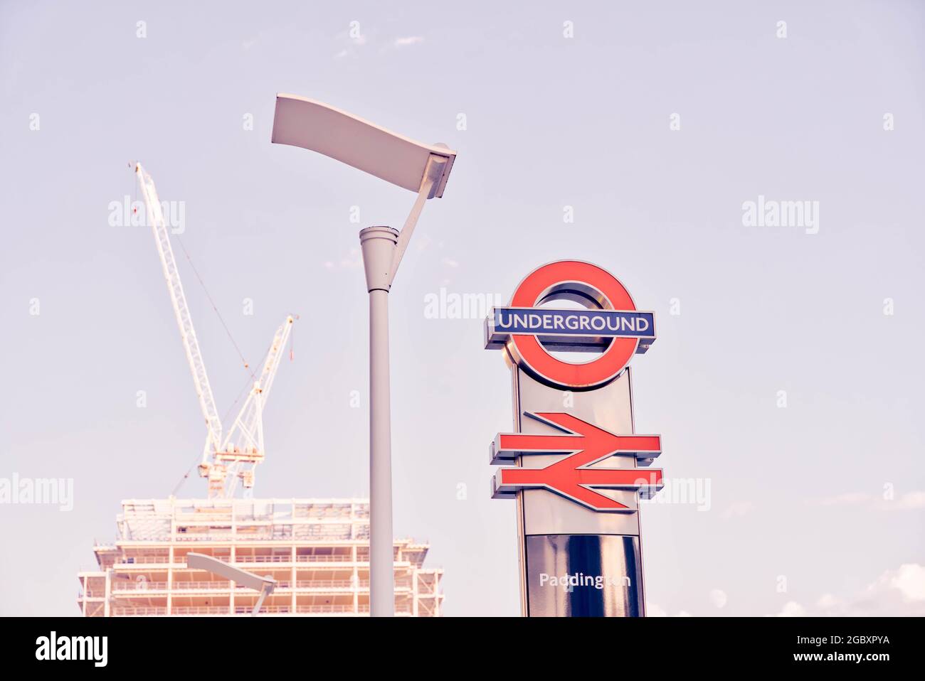 London Paddington London U-Bahn-Station Stockfoto