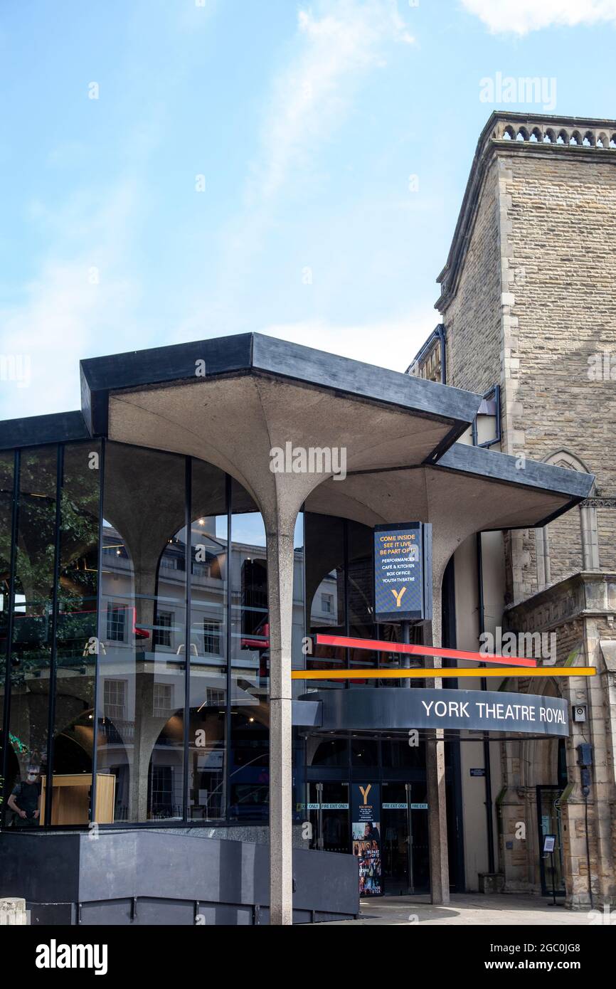 Theatre Royal am St. Leonards Place in York - Großbritannien Stockfoto