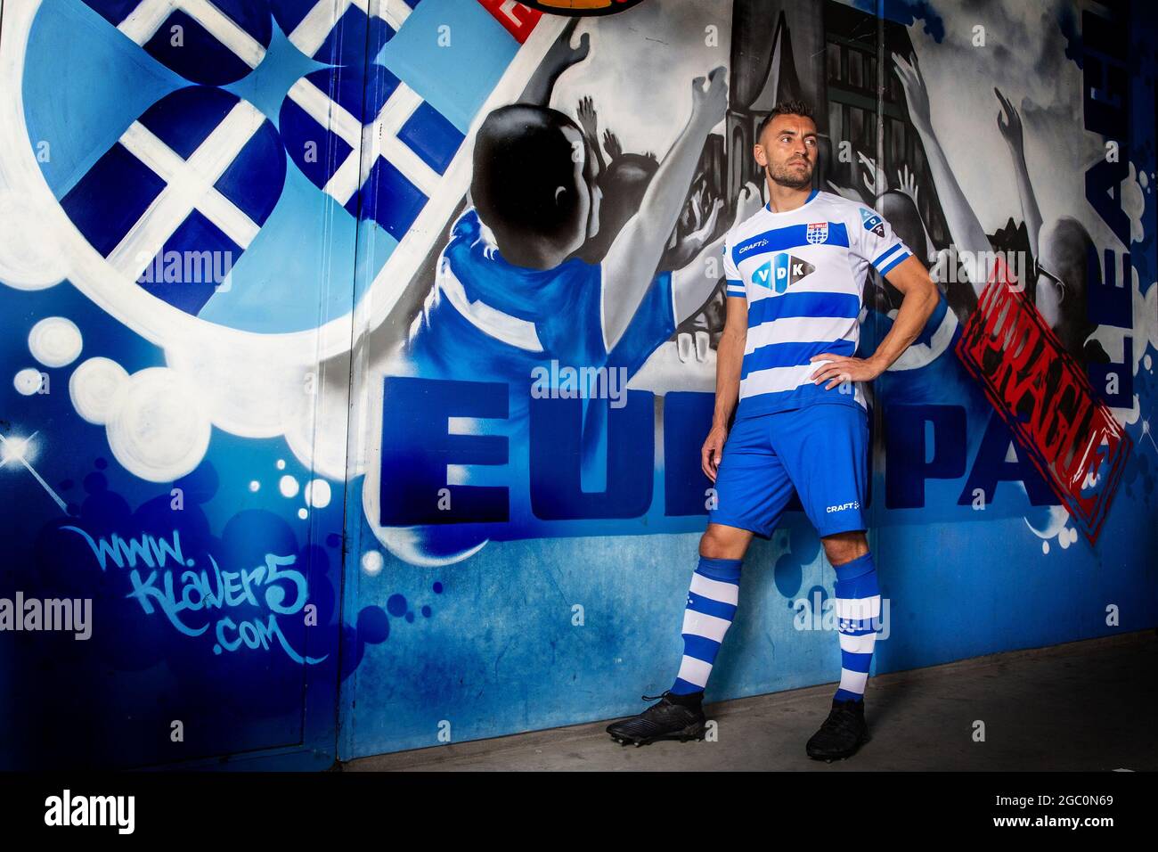 Zwolle Niederlande 30 Juli Bram Van Polen Von Pec Zwolle Wahrend Einer Fotocolo Von Pec Zwolle