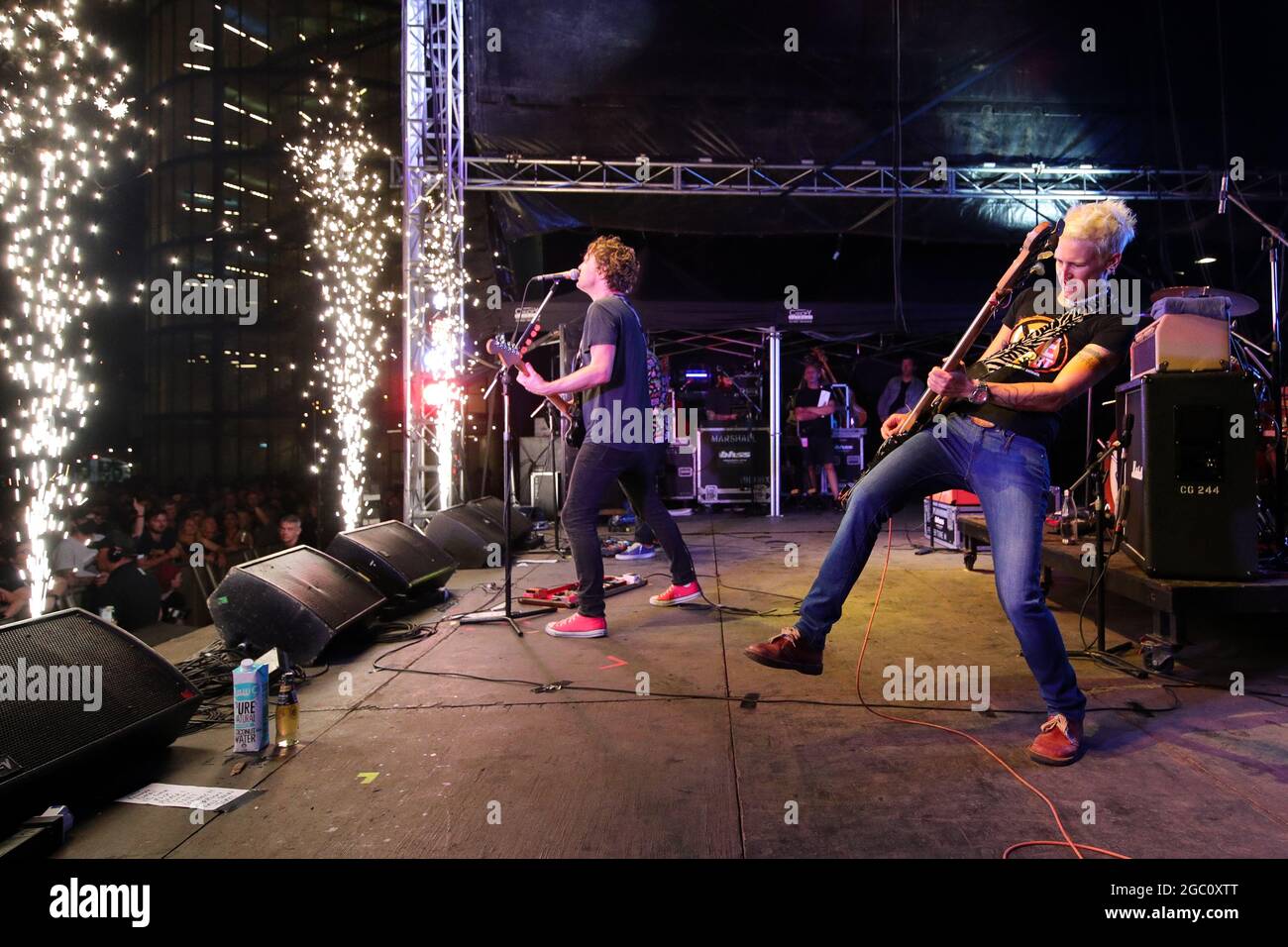 Jebediah beim Spring Loaded Festival 2021. Quelle: Pete Dovgan/Speed Media/Alamy Live News Stockfoto