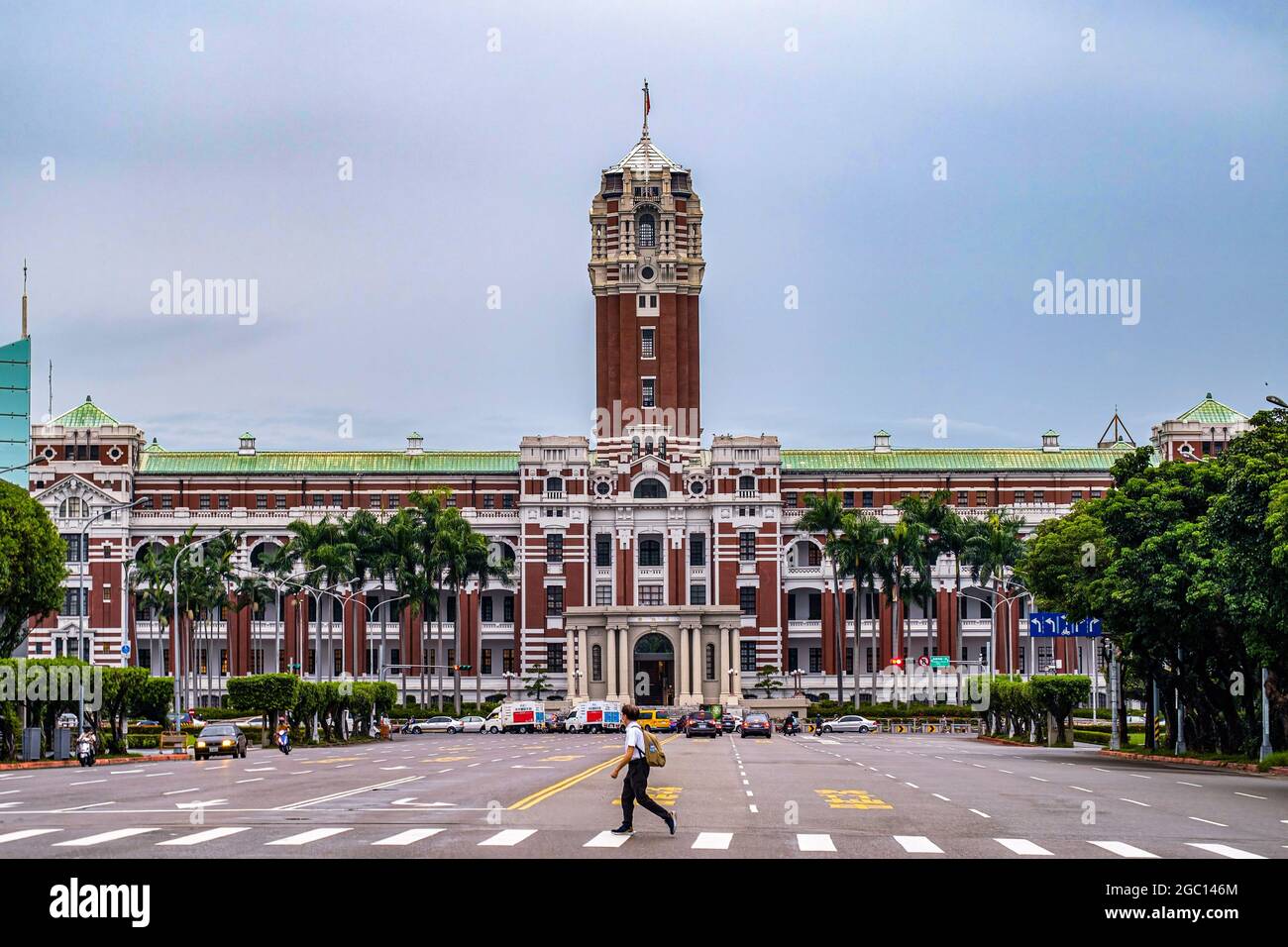 Taipeh, Taiwan. August 2021. Eine allgemeine Ansicht des Präsidentenbüros in Taipeh. Kredit: SOPA Images Limited/Alamy Live Nachrichten Stockfoto