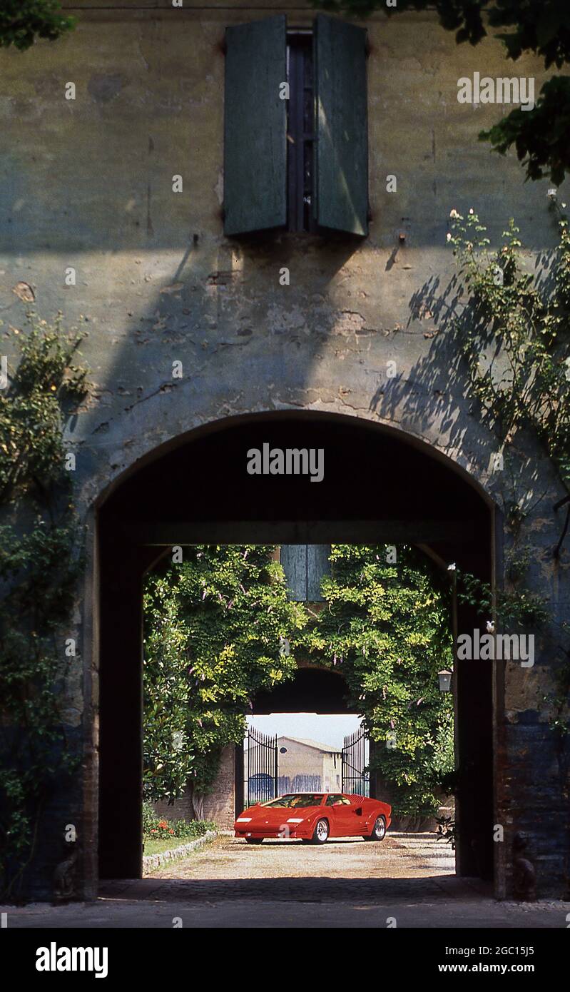 Lamborghini Countach 25. Jahrestag Italien 1988 Stockfoto